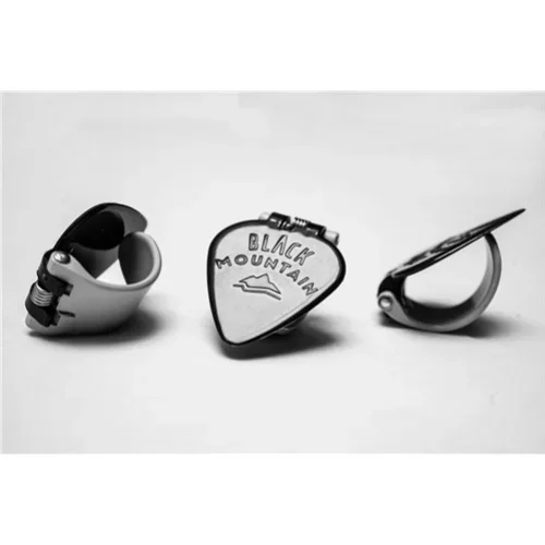 Black Mountain Spring-loaded Thumb Pick – Black – Left Handed
