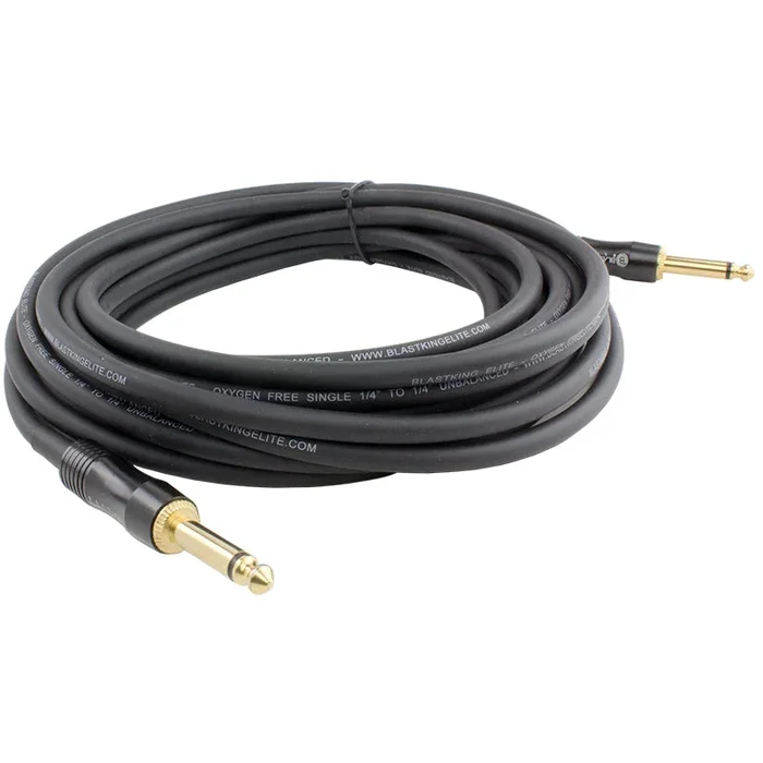 Blastking 10′ Single 1/4″ to 1/4″ Unbalanced Cable – CQQU