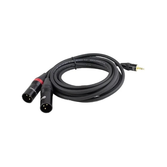 Blastking 25 ft Dual XLR Male to 1/8″ Balanced Plug Cable – C2XLRM35B
