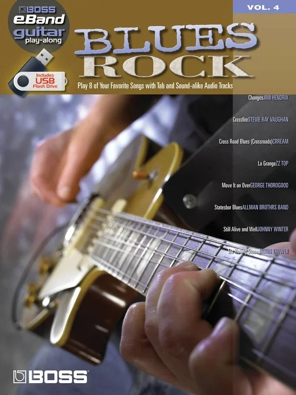 Blues Rock Eband Guitar Play Along V4 Book/Usb (Softcover Book/USB)