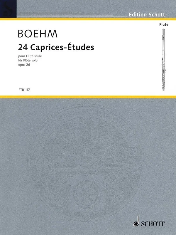 Boehm – 24 Caprices Op 26 Flute Solo (Softcover Book)