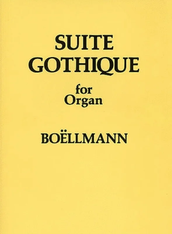 Boellmann Suite Gothique Organ (Softcover Book)