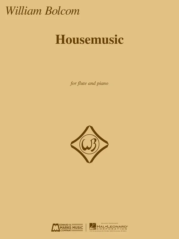 Bolcom – Housemusic For Flute/Piano (Softcover Book)