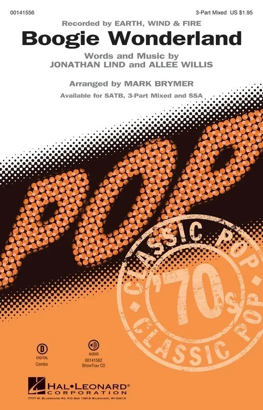 Boogie Wonderland 3 Part Mixed (Octavo)