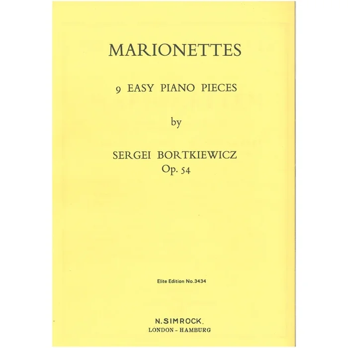 Bortkiewicz, Sergej – Marionettes op. 54