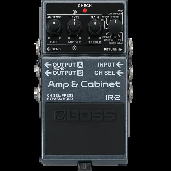 BOSS Amplifier & IR Cabinet Simulator Effects Pedal – IR2