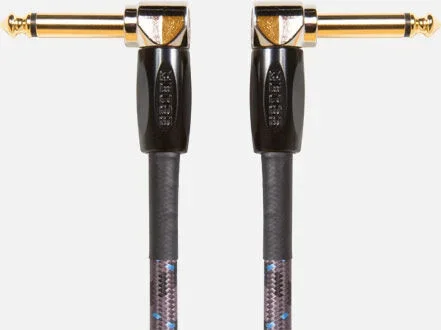 BOSS BIC-PC-3 Patch Cable – 6-Inch Right-Angle Connectors, 3-Pack for Guitar/Bass Pedals