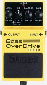 BOSS ODB-3 Bass Overdrive Pedal – Compact Two-Band EQ for Rock & Punk Bassists