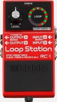 BOSS RC-1 Loop Station Compact Pedal – Easy-to-Use Looper with LED Indicator and 12 Minutes of Recording Time