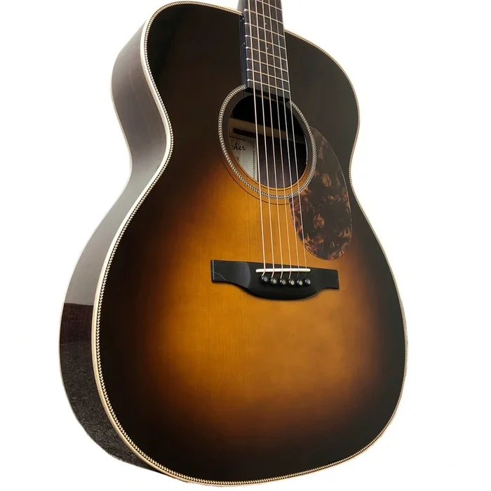 Boucher Bluegrass Goose OM Hybrid Rosewood Adirondack Acoustic Guitar in Sunburst with Case – BG51B