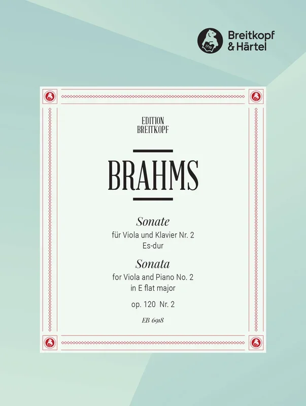 Brahms: Clarinet Sonata in E-flat Major, Op. 120, No. 2 (viola version)