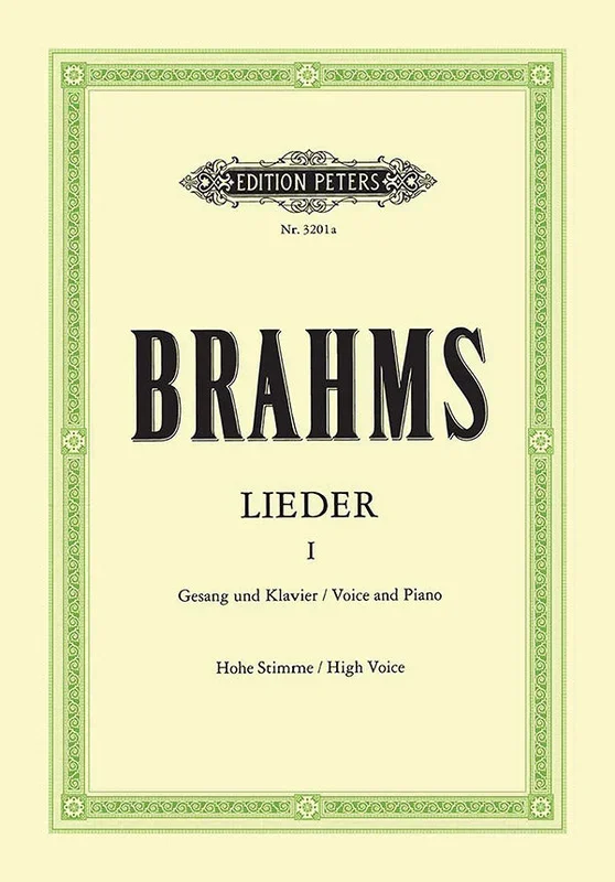 Brahms: Complete Songs (Lieder) – Volume 1