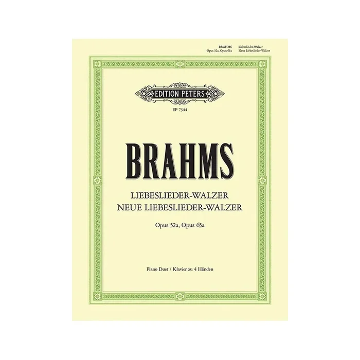 Brahms, Johannes – Liebeslieder-Walzer Op.52a: Neue Liebeslieder-Walzer Op.65a