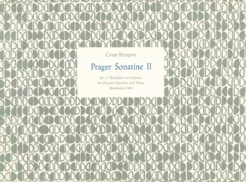 Bresgen : Prague Sonatina No.2 in C. : Descant Recorder & Piano: (Barenreiter)