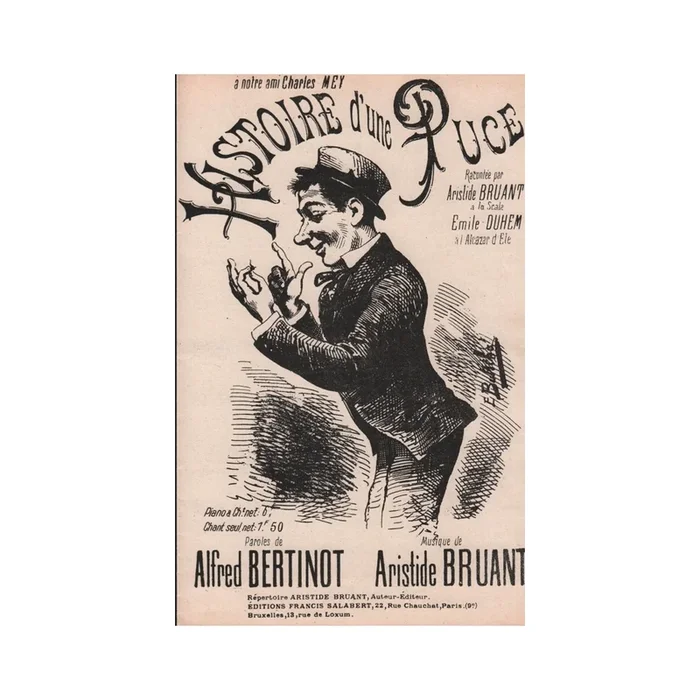 Bruant, Aristide – Histoire D’Une Puce Varioustes Chant Seul