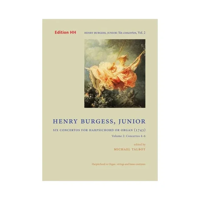 Burgess, Henry – Six Concertos for Harpsichord or Organ (1743) 2 Vol. 2