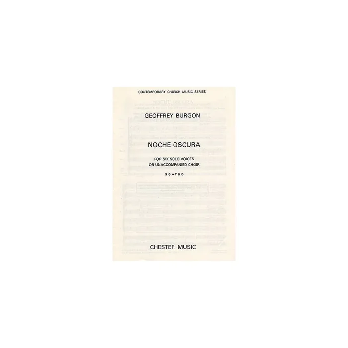 Burgon, Geoffrey – Noche Oscura