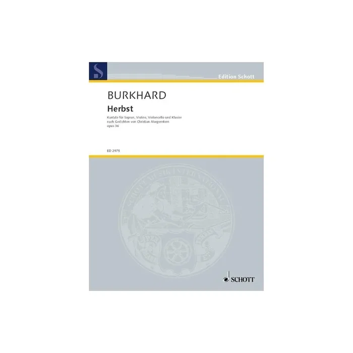 Burkhard, Willy – Herbst op. 36