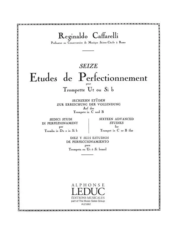 Caffarelli: 16 Advanced Etudes for Trumpet