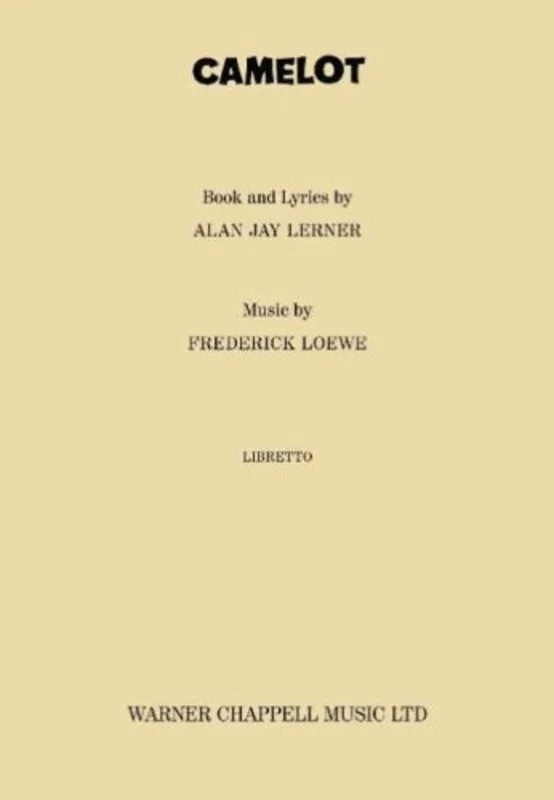 Camelot Libretto (Softcover Book)