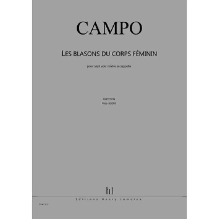 Campo, Régis – Les Blasons du corps féminin