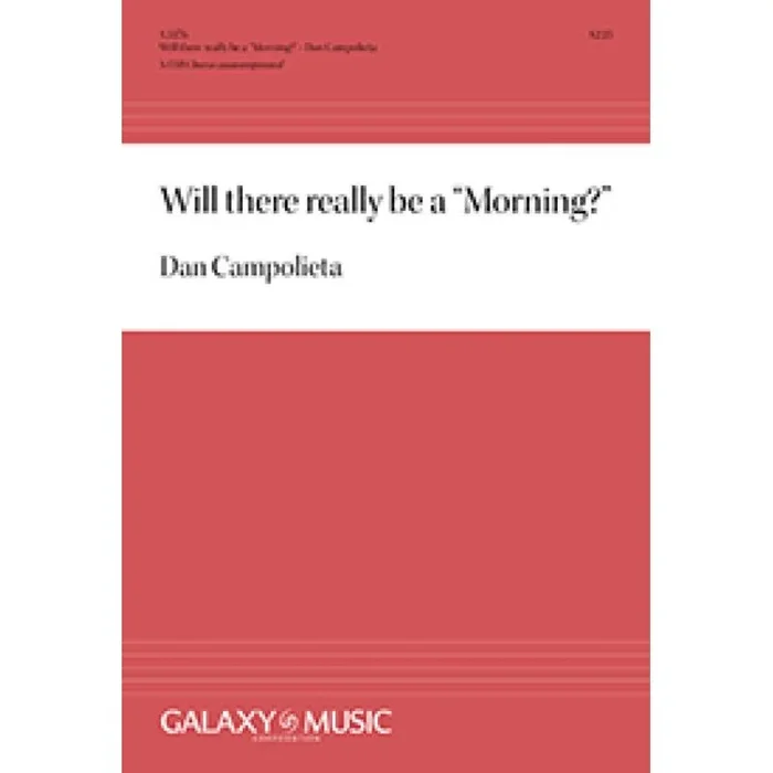 Campolieta, Dan – Will there really be a Morning?