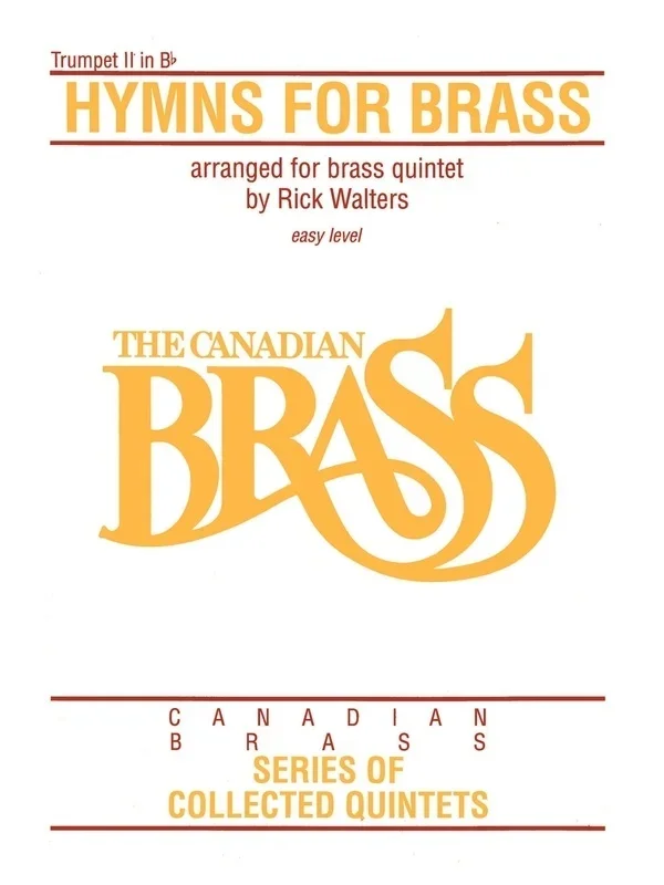 Canadian Brass Hymns For Brass 2nd Trumpet (Part) Book