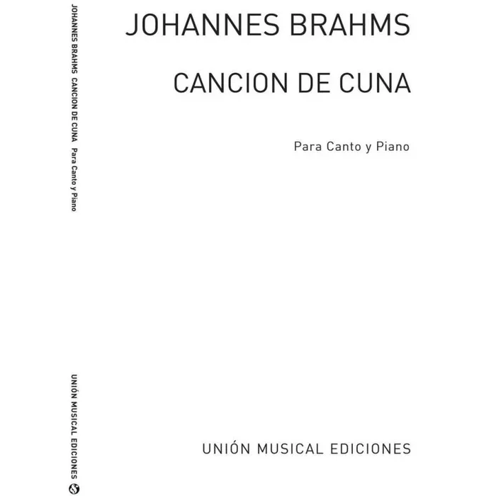 Cancion De Cuna (Wiegenlied) for Voice and Piano