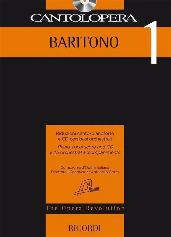 Cantolopera Baritone 1 Softcover Book/CD