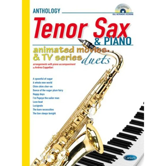 Cappellari, Andrea – Animated Movies and TV Duets for Tenor Sax & Piano