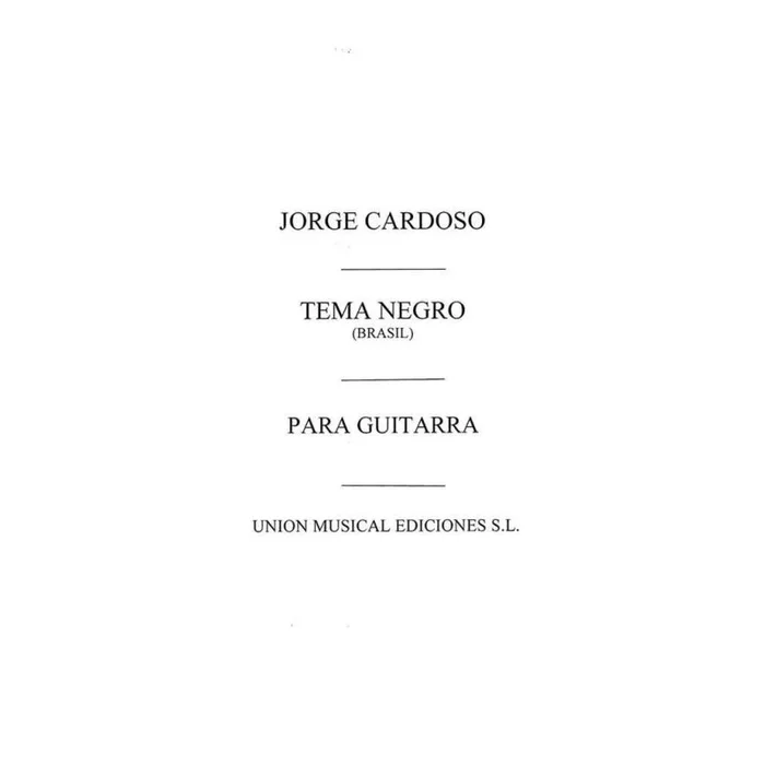 Cardoso, Jorge – Tema Negro Brasil