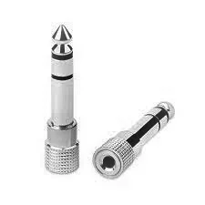 CARSON – Rock Plugs Adaptor 6.3 Stereo Jack – 3.5 Stereo Socket Chrome