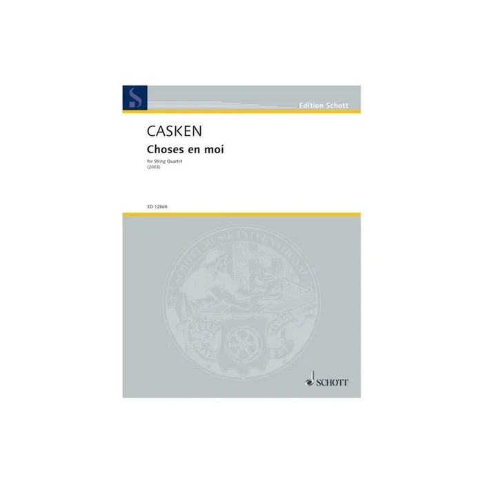 Casken, John – Choses en moi
