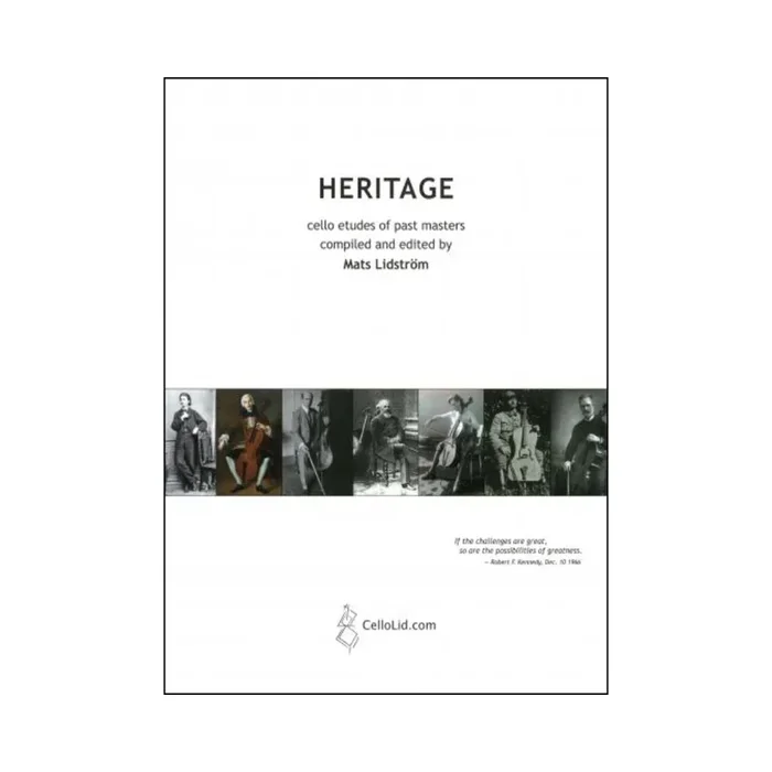 Cello Etudes of past masters ed. Lidström