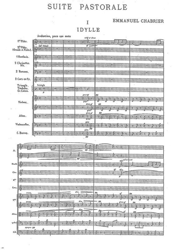 Chabrier: Suite Pastorale