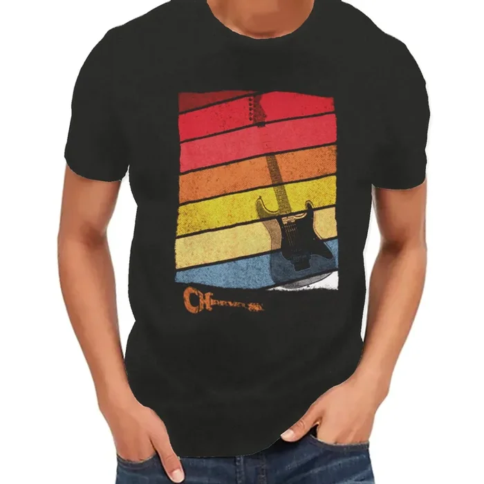 Charvel Sunset T Shirt In Black Gray Extra Large – 9922787706