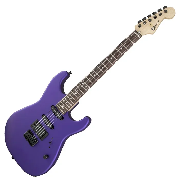 Charvel USA Select San Dimas Style 1 HSS Hard Tail Rosewood Electric Guitar in Satin Plum – 2835253752