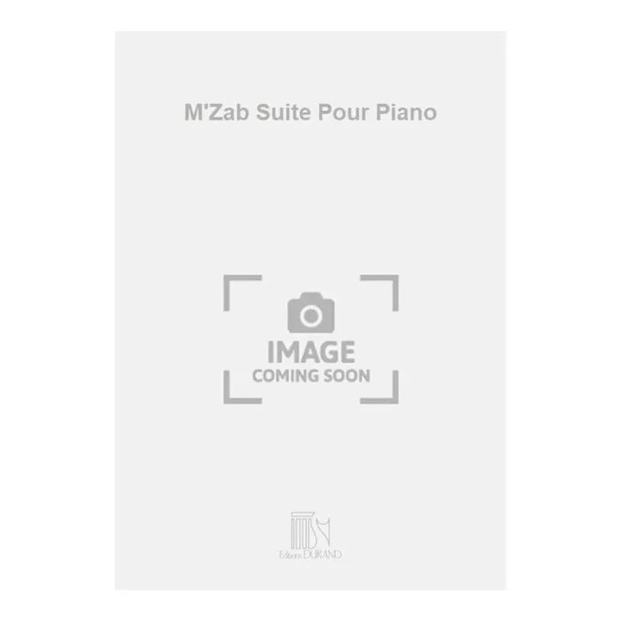 Chaynes, Charles – M’Zab Suite Pour Piano