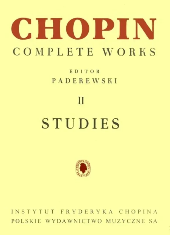 Chopin – Etudes Complete Ed Paderewski Cw Ii (Softcover Book)