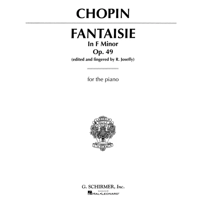 Chopin, Frédéric – Fantasie In F Minor Op.49