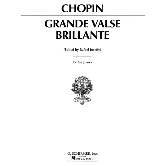 Chopin, Frédéric – Grande Valse Brillante In E Flat Op.18