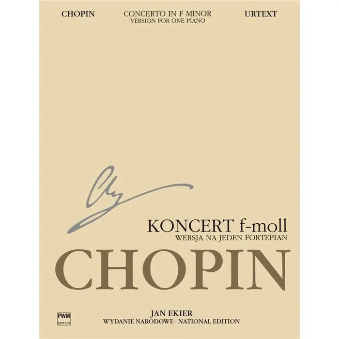 Chopin, Frédéric – National Edition: Concerto In F Minor Op 21 13B