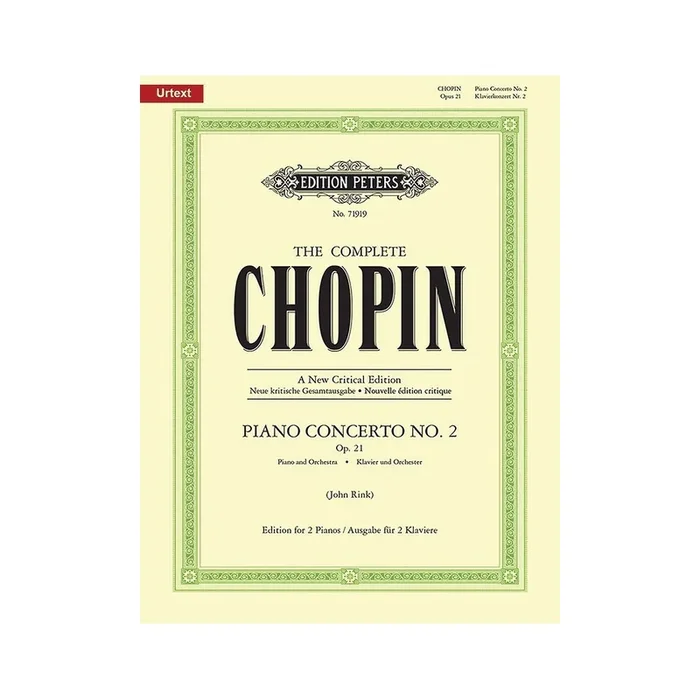 Chopin, Fryderyk – Piano Concerto Nº2 in F minor