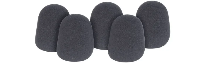 Chord Microphone Shields 5 Pack – Black