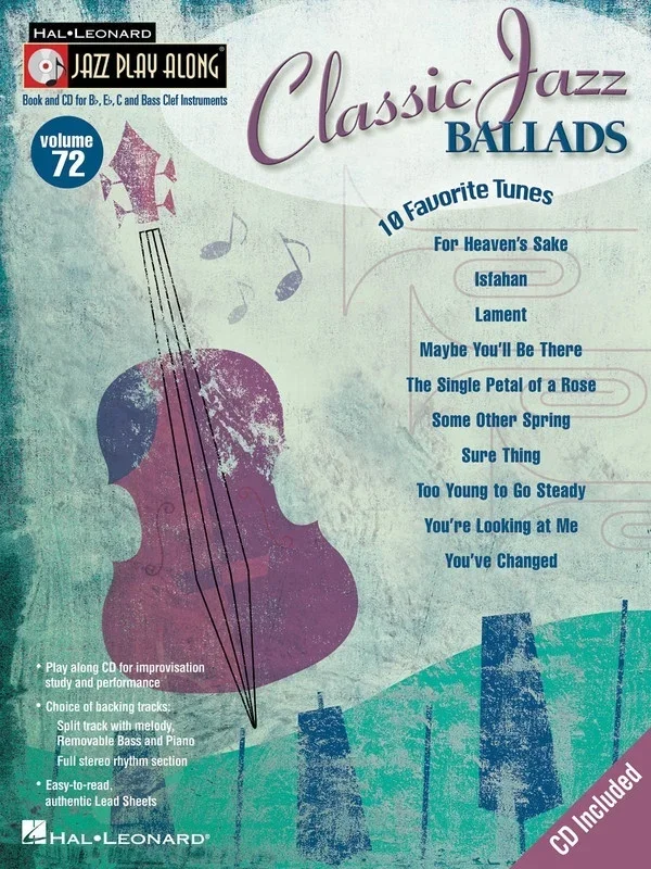 Classic Jazz Ballads Jazz Play Along Book/CD V72 (Softcover Book/CD)