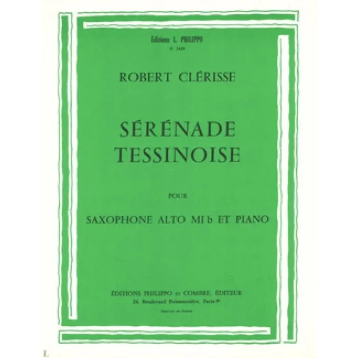Clerisse, Robert – Sérénade tessinoise
