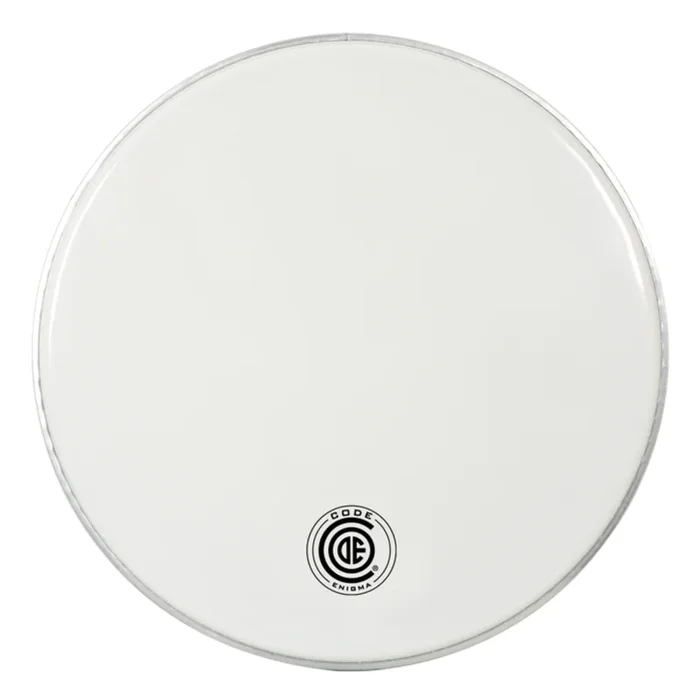 Code 16 Enigma Bass Drum Head – White