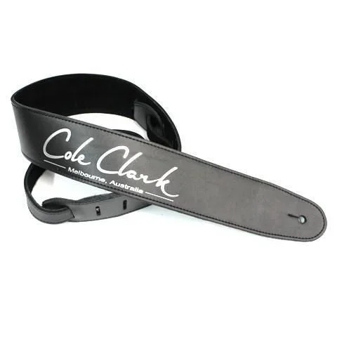 Cole Clark Guitar -Strap – Leather Black (STRAPLBLK)