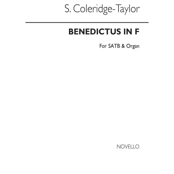 Coleridge-Taylor, Samuel – Benedictus In F