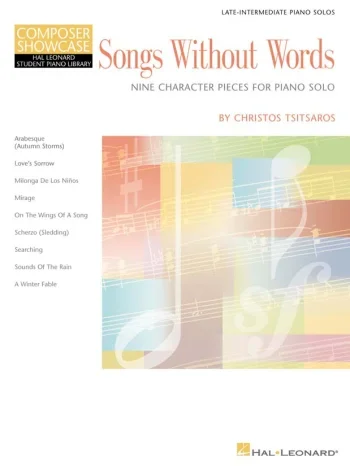Composer Showcase Songs Without Words: Intermediate Piano